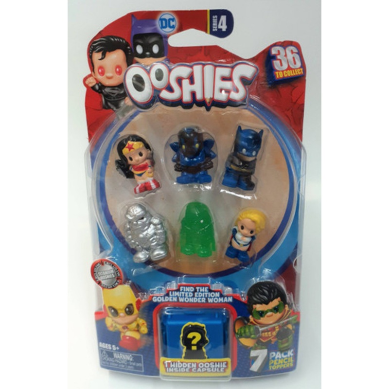 DC Comics – OOSHIES Pencil Topper 7 pack (Series 4) PACK 1