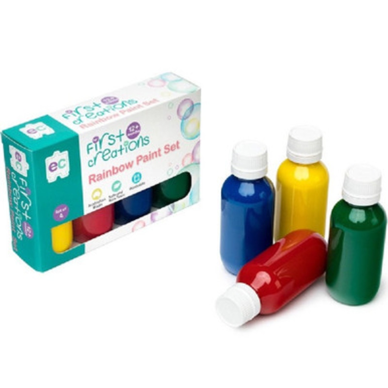 First Creations – Rainbow Paint 100ml Set of 4