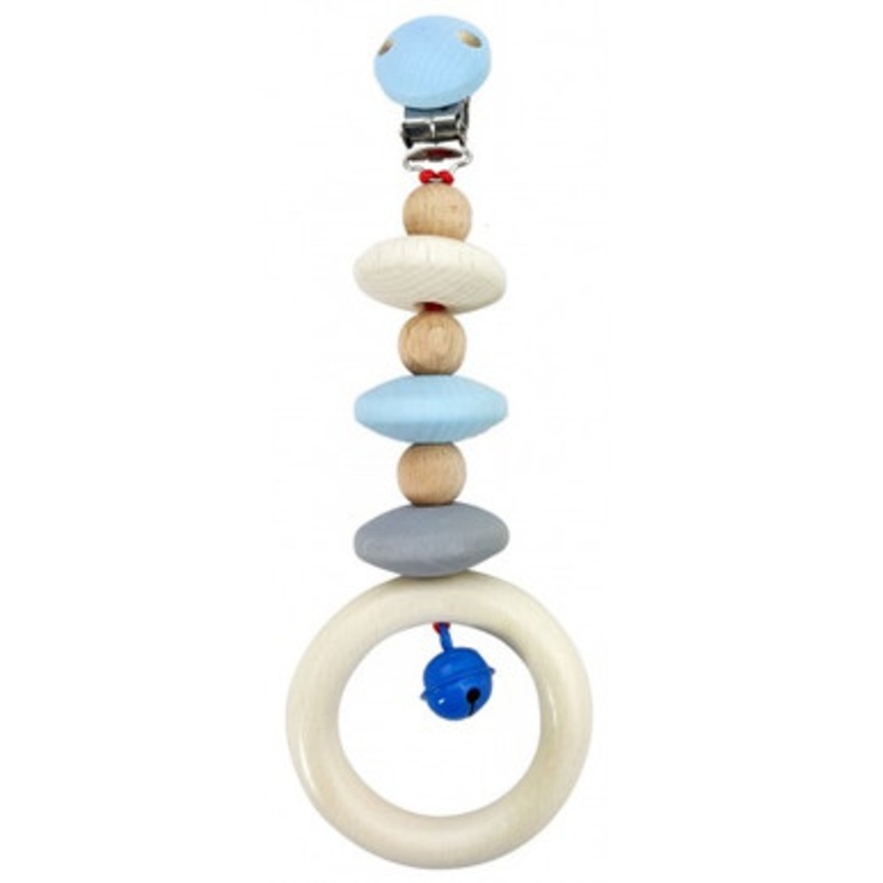 Hess-Spielzeug Pram Hanger Natural Blue