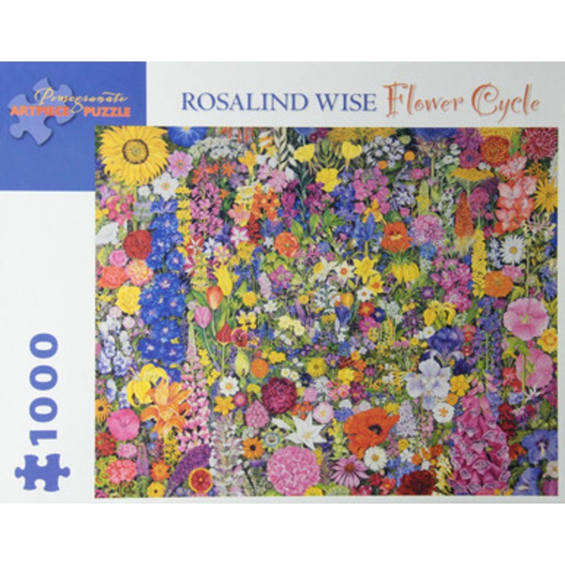 Pomegranate 1000pc Puzzle – Rosalind Wise – Flower Cycle Puzzle