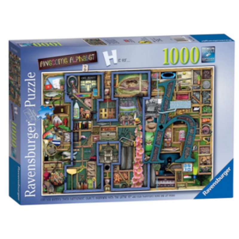 Ravensburger 1000pc – Awesome Alphabet H Puzzle by Colin Thompson Puzzle
