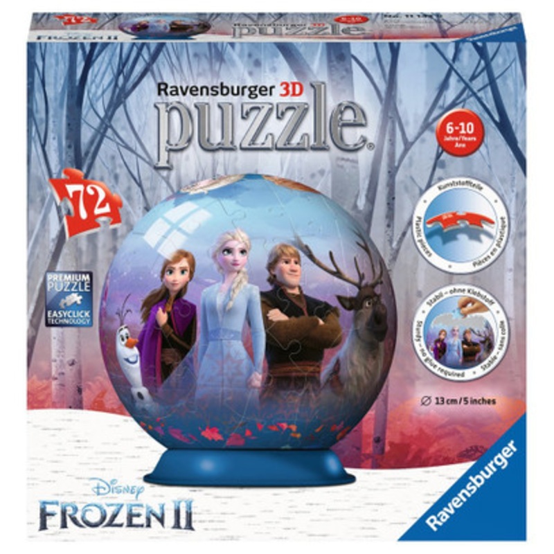 Ravensburger Frozen 2 3D Puzzleball, 72pc