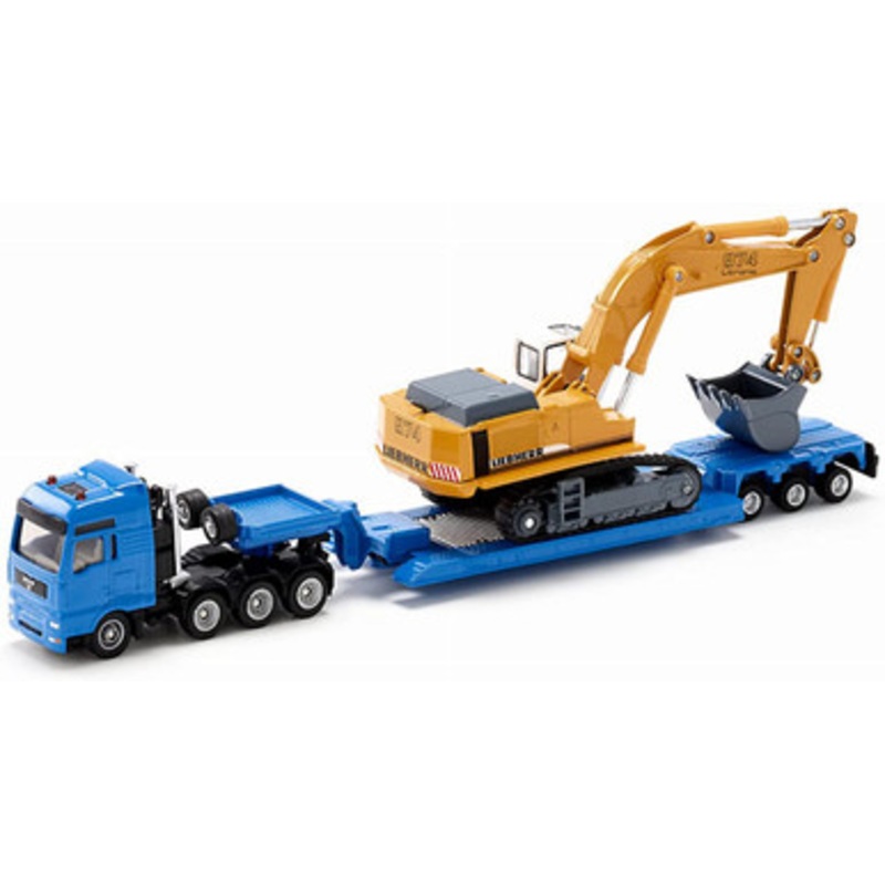 Siku – 1847 – Heavy Haulage Transporter with Flat Bed Trailer 1:87 Scale