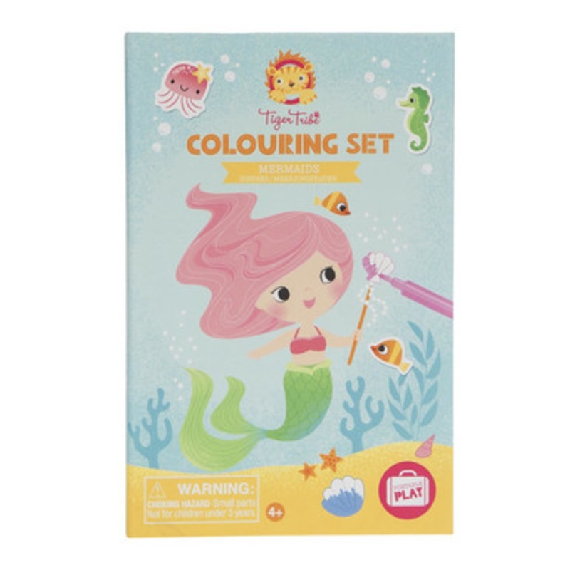 Tiger Tribe Colouring Set – Mermaids