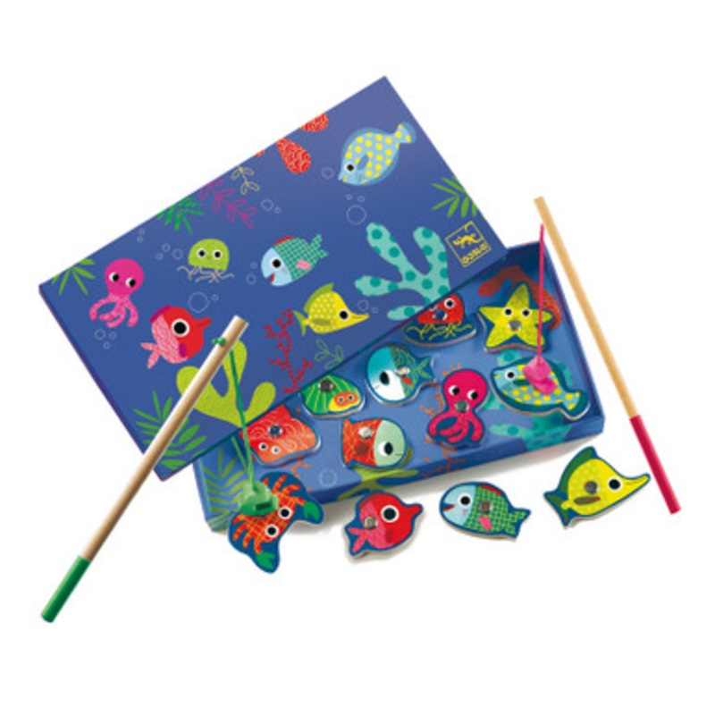 Djeco – Magnetic Coloured Fishing