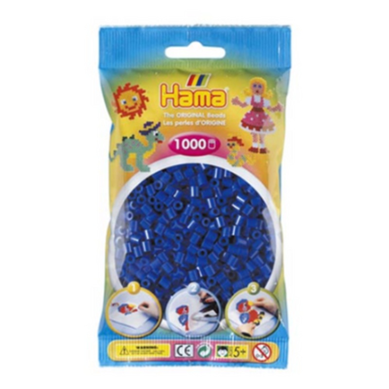Hama Beads – Blue – 1000 Beads