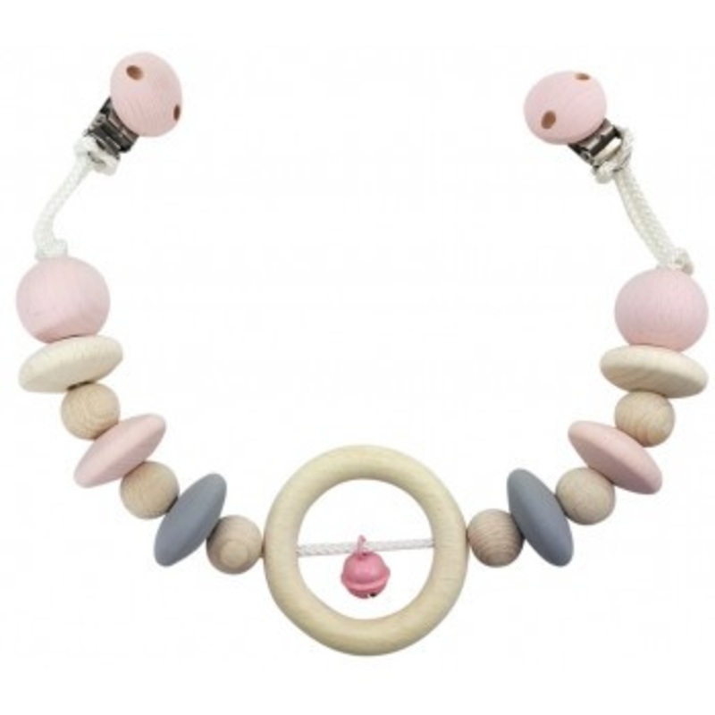 Hess-Spielzeug – Pram Chain Natural Pink