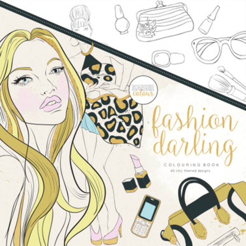 Kaisercolour – Colouring Book – Fashion Darling