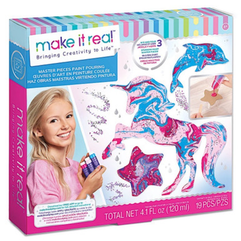 Make It Real – Master Pieces Paint Pouring