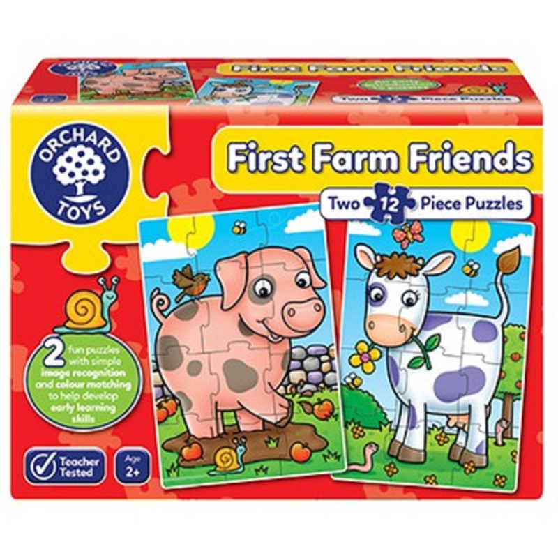 Orchard Toys – First Farm Friends 2 x 12pc Puzzles