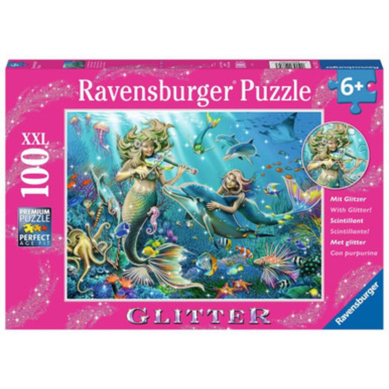 Ravensburger 100pc – Underwater Beauties Glitter Puzzle