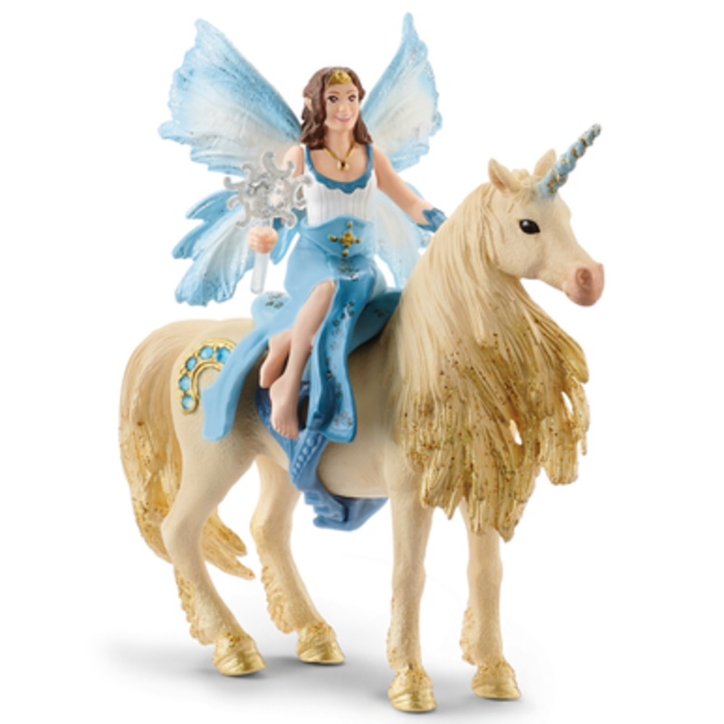 Schleich Bayala – Eyela Riding on Golden Unicorn 42508