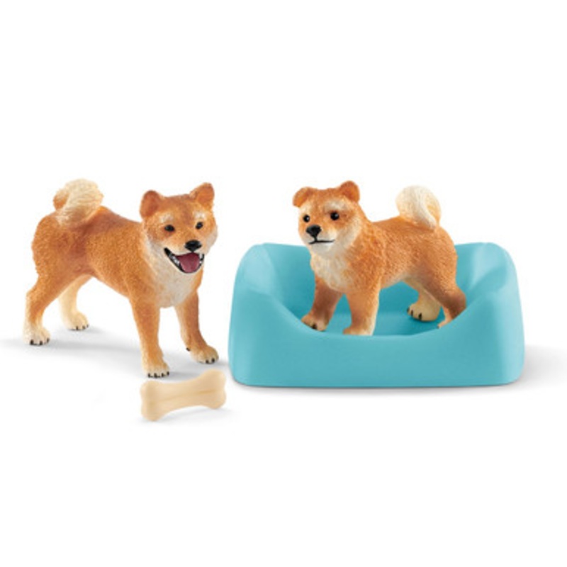 Schleich Farm Life – Shiba Inu Mother and Puppy 42479