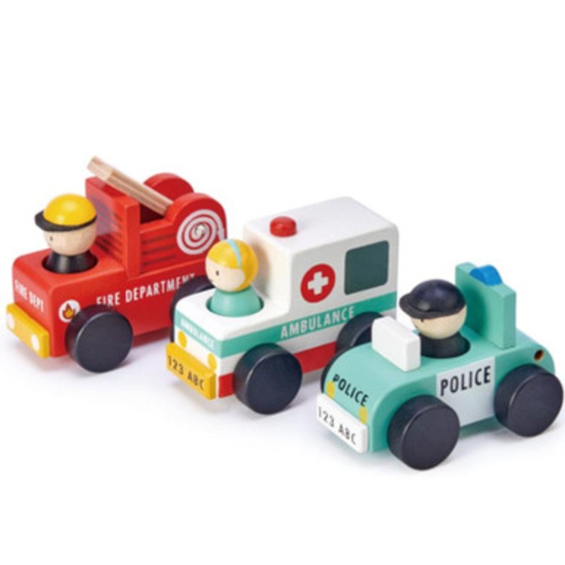Tender Leaf Toys –  ABC Emergency Cars