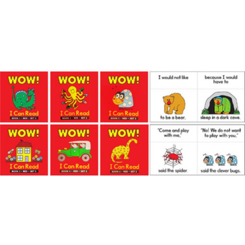 Wow! I Can Read – Set 3 Red Book Series