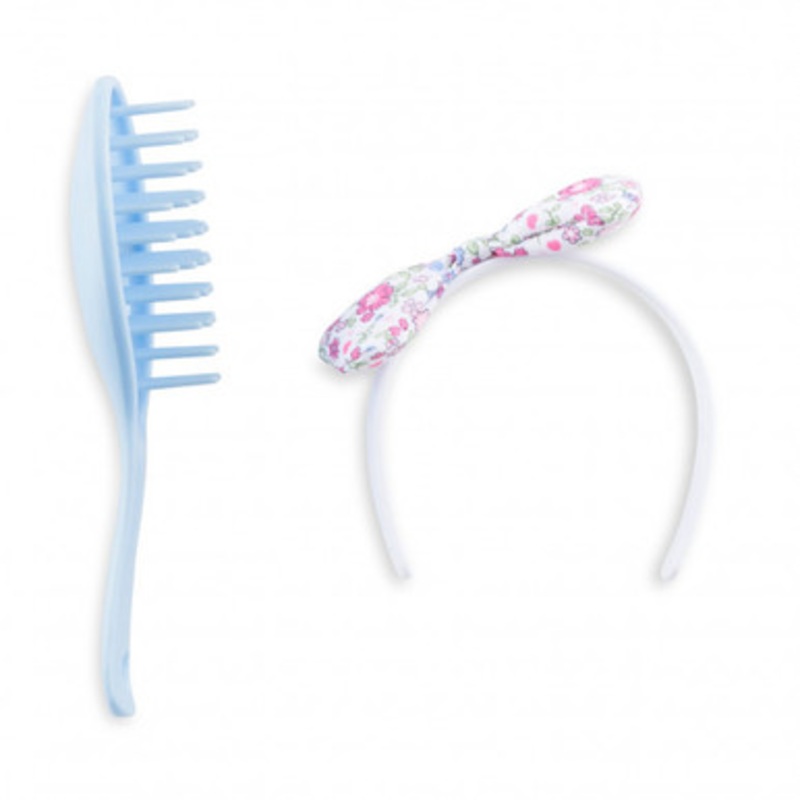 Corolle Ma Corolle – Floral Headband with Blue Brush