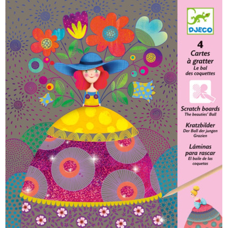 Djeco – The Beauties’ Ball Scratch Cards