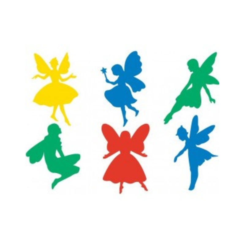 Educational Colours – Fairy Stencils (set of 6)