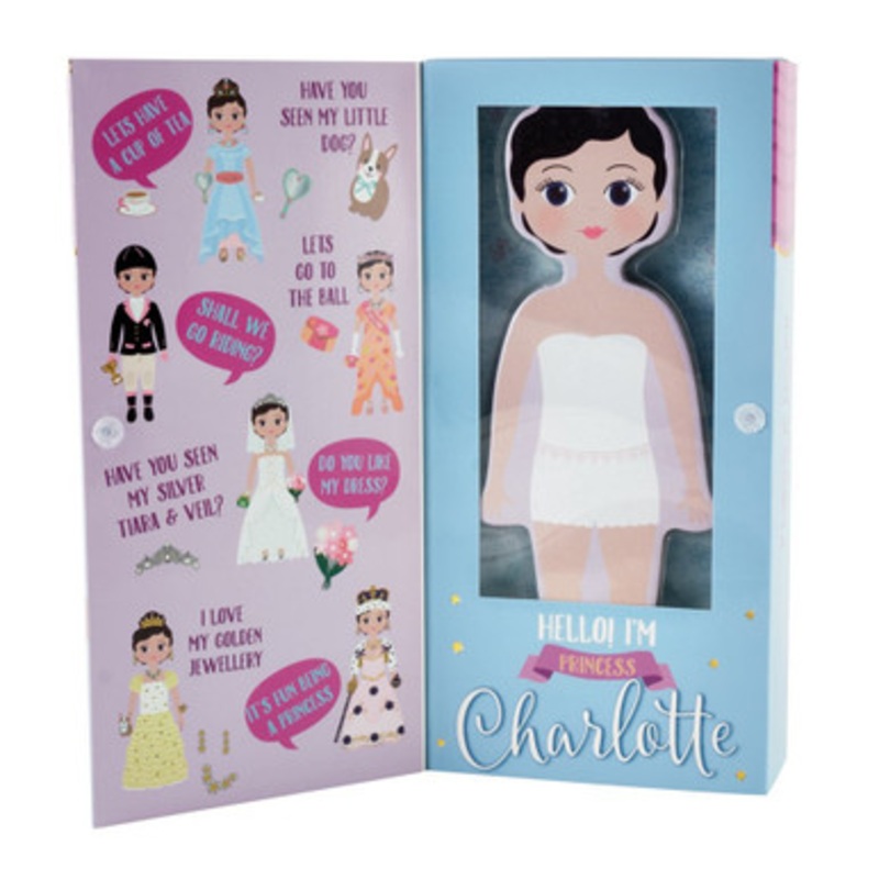 Floss & Rock Wooden Magnetic Dress up – Charlotte