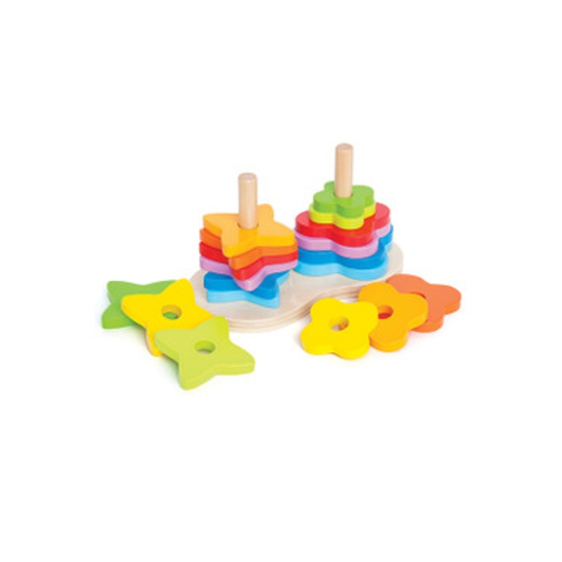 Hape – Double Rainbow Stacker
