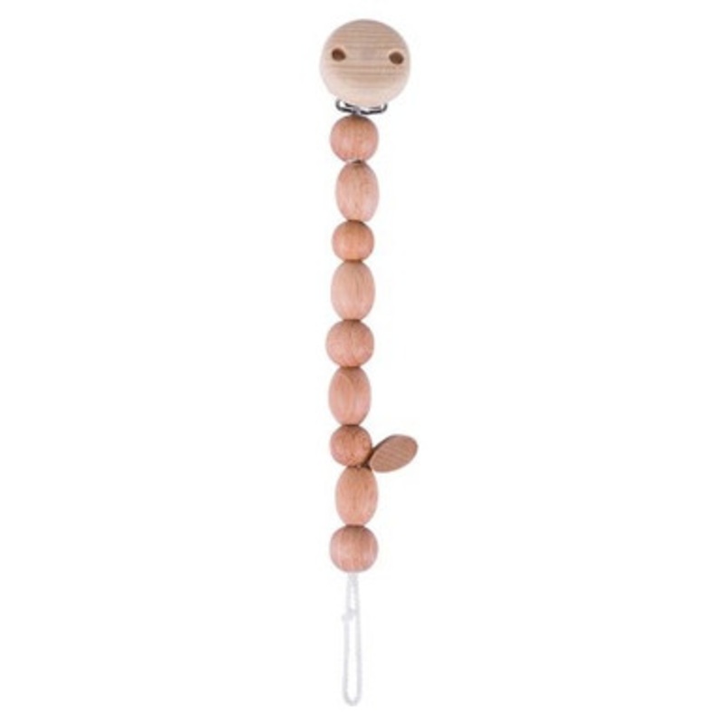 Heimess – Soother Chain Natural Wooden Beads