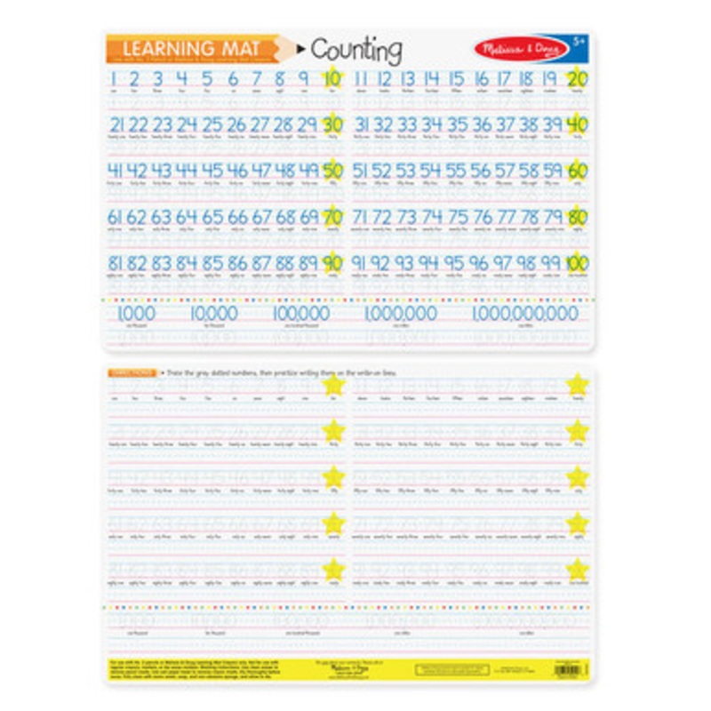 Melissa & Doug – Counting to 100 Write-A-Mat