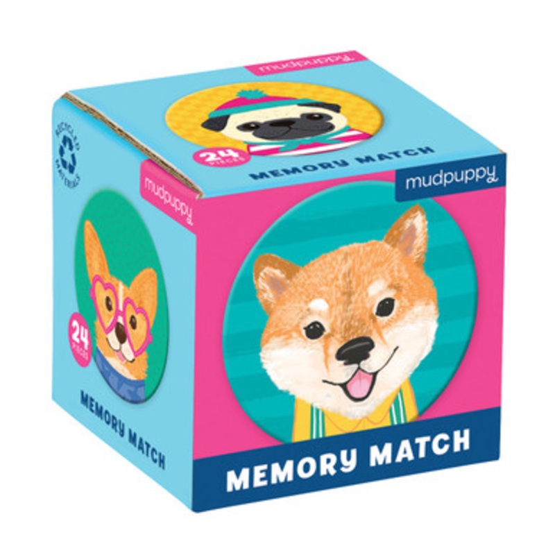 Mudpuppy – Mini Memory Match Dog Portraits