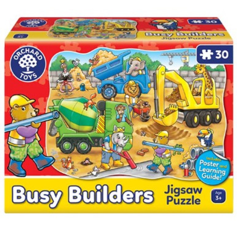 Orchard Toys – Busy Builders Jigsaw Puzzle 30pc