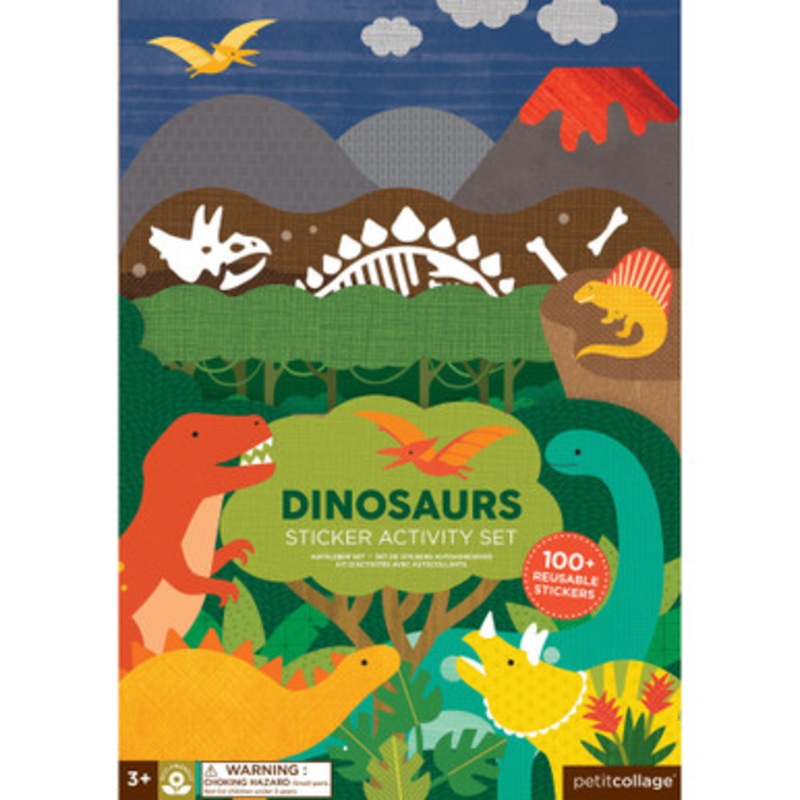 Petit Collage – Dinosaurs Sticker Activity Set
