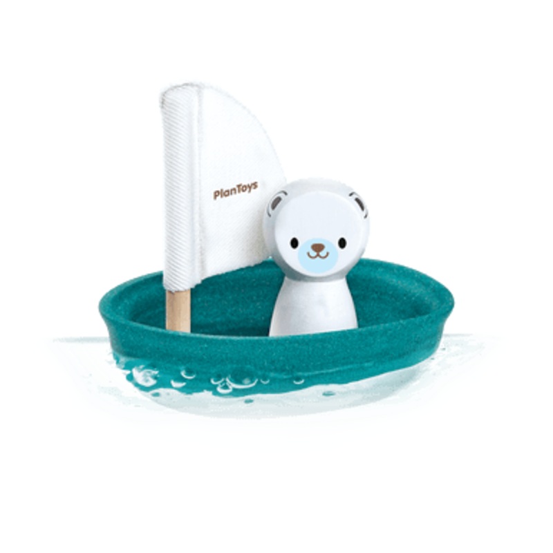 PlanToys – Sailing Boat – Polar Bear 12m+