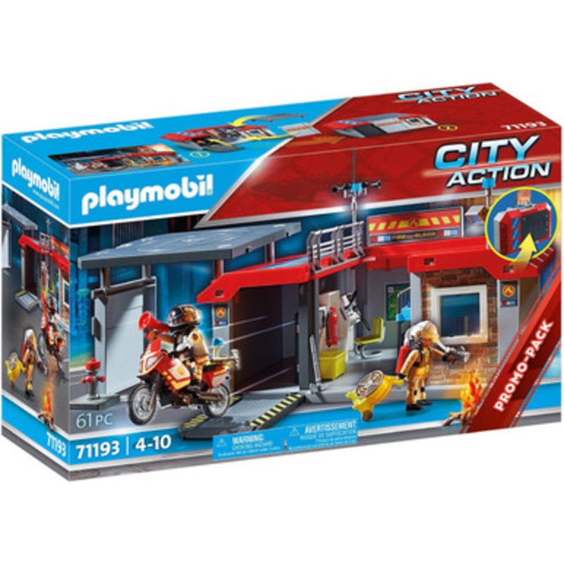 Playmobil – Take Along Fire Station 71193