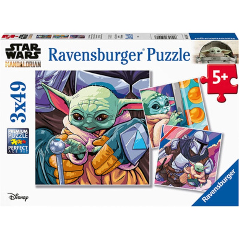 Ravensburger 3x49pc – Star Wars Grogu Moments Puzzle