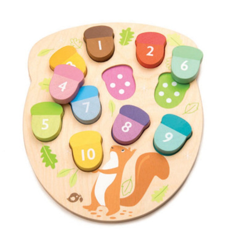Tender Leaf Toys – How Many Acorns? Puzzle