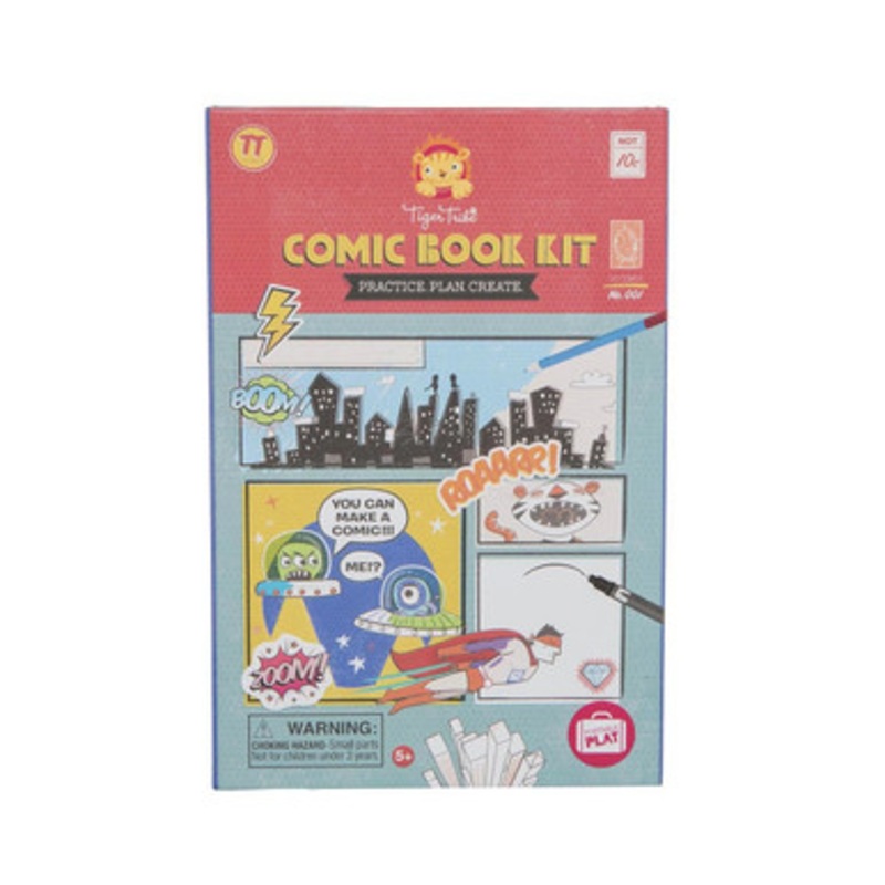 Tiger Tribe Comic Book Kit – Practice. Plan. Create