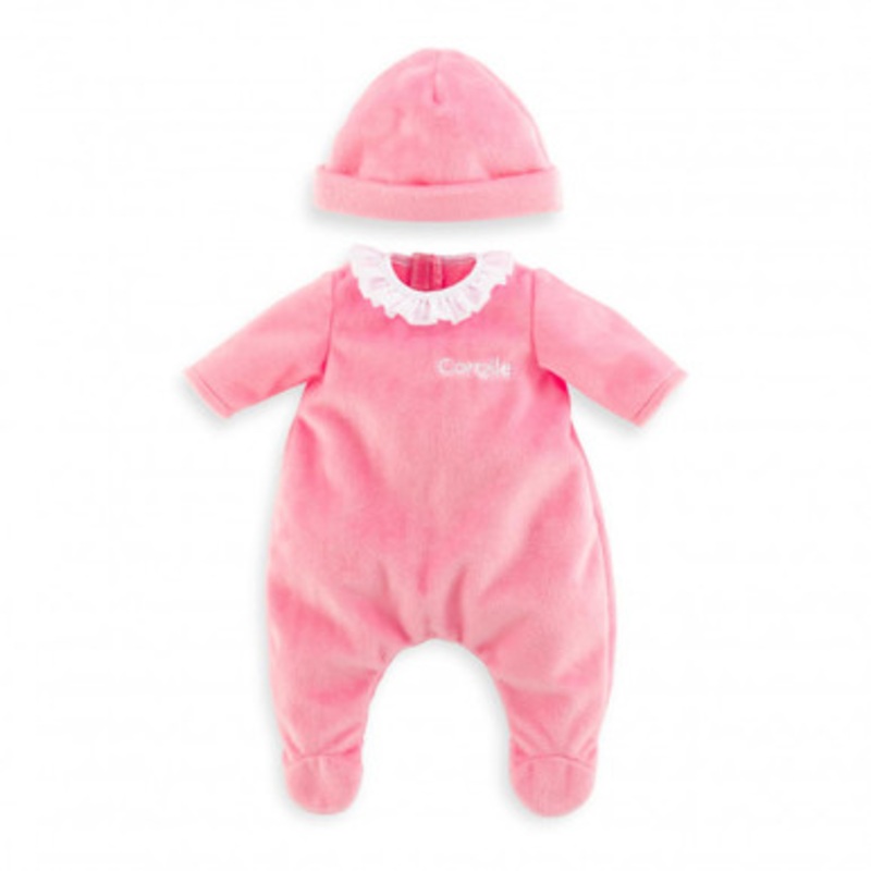 Corolle Mon Classique – Pink Pyjamas and Bonnet Set – 36cm