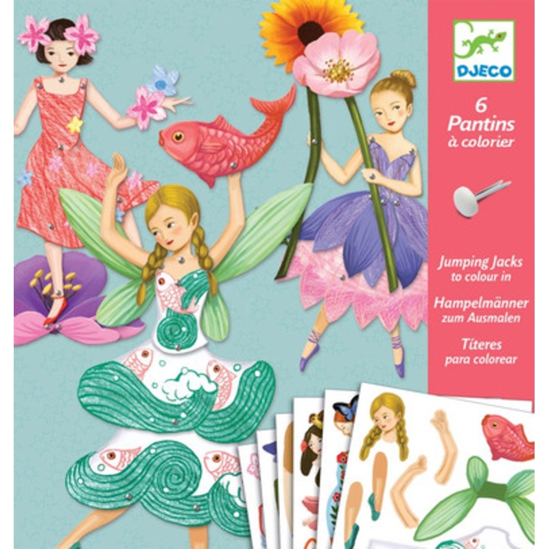 Djeco – Fairies Paper Puppets