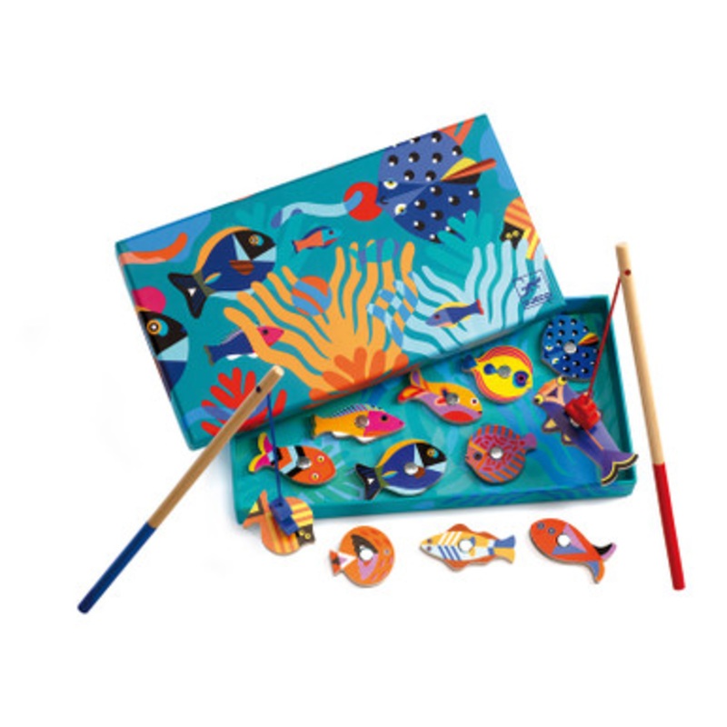 Djeco – Magnetic Graphic Fishing Game