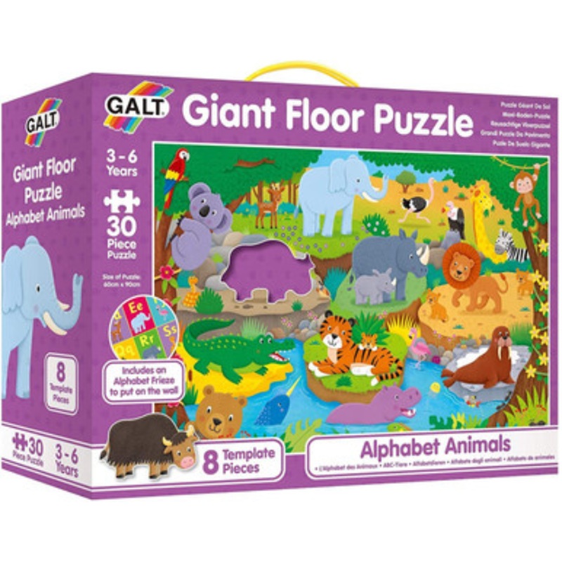 Galt – Alphabet Animals Giant Floor Puzzle – 30pcs