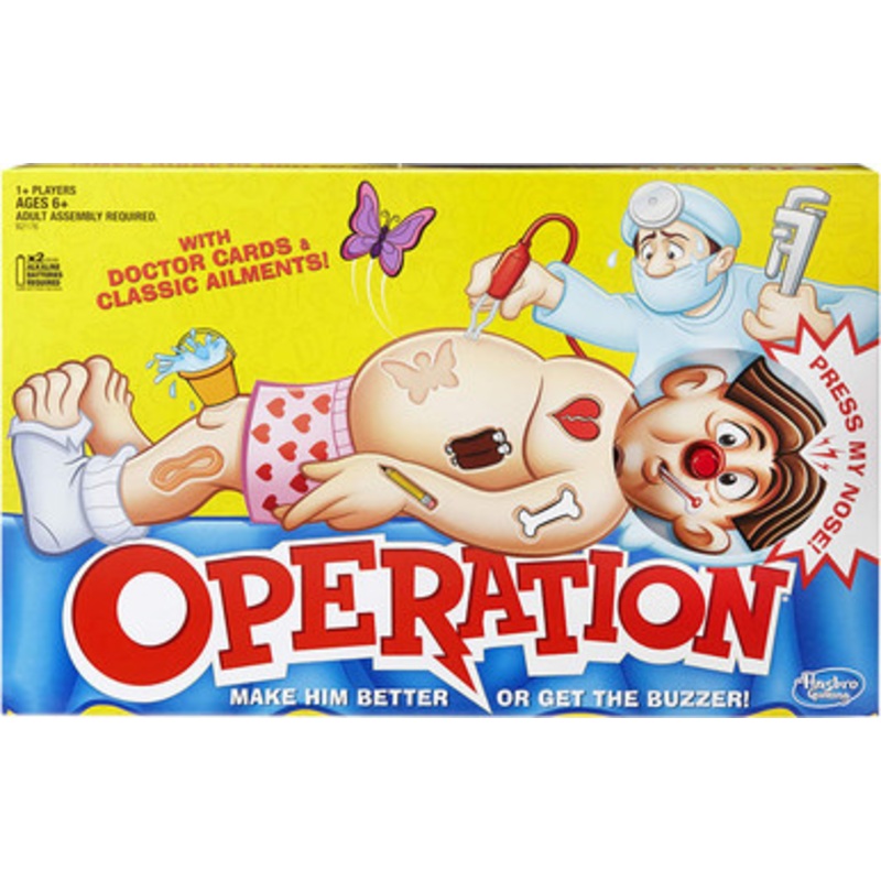 Hasbro OPERATION Silly Skill Board Game