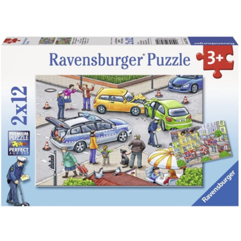 Ravensburger 2x12pc – Blue Lights on the Way Puzzle