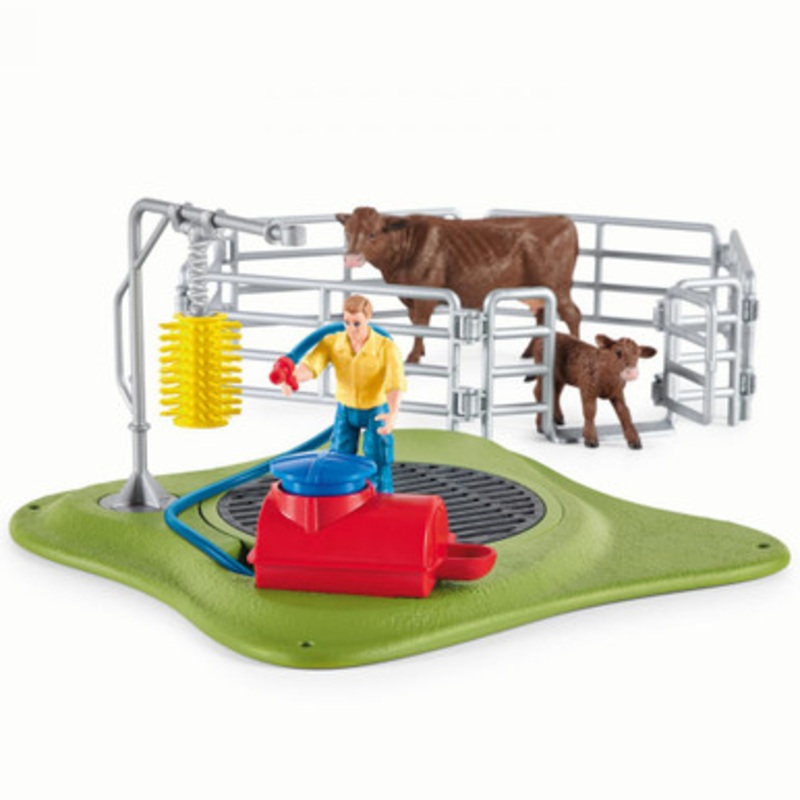 Schleich Farm World – Happy Cow Wash | 42529