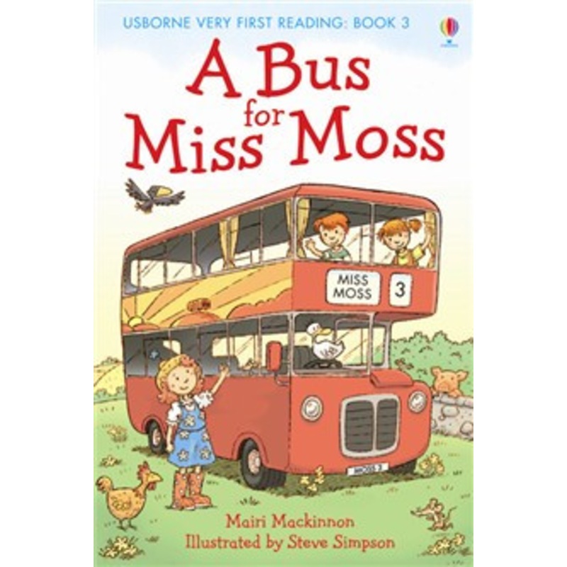 A Bus For Miss Moss – Usborne Very First Reading Books