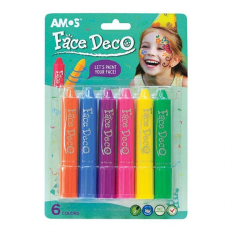 Amos- Face Decoration 6 pack
