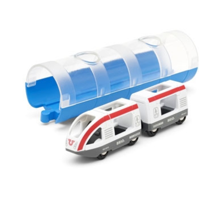 Brio – Travel Train and Tunnel, 3 pieces