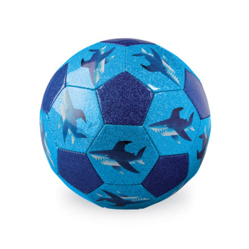 Crocodile Creek – Glitter Soccer Ball – Shark City (Size 3)