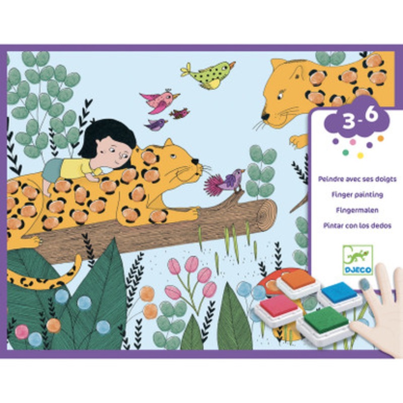 Djeco – Touch and Paint! Finger Painting