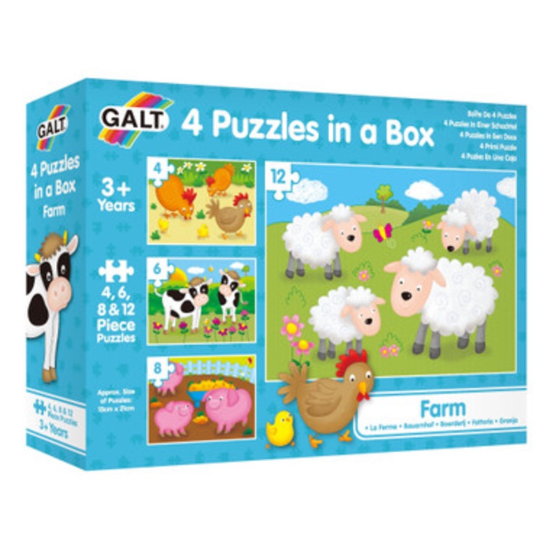 Galt – Four Puzzles In A Box – Farm
