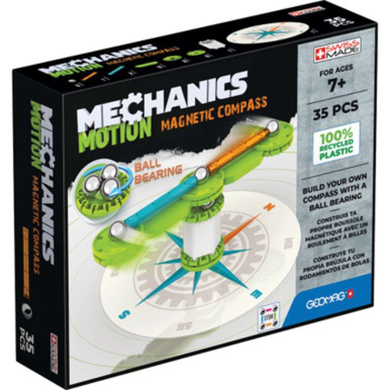Geomag Mechanics Magnetic Motion – Compass Recycled 35pc | 766