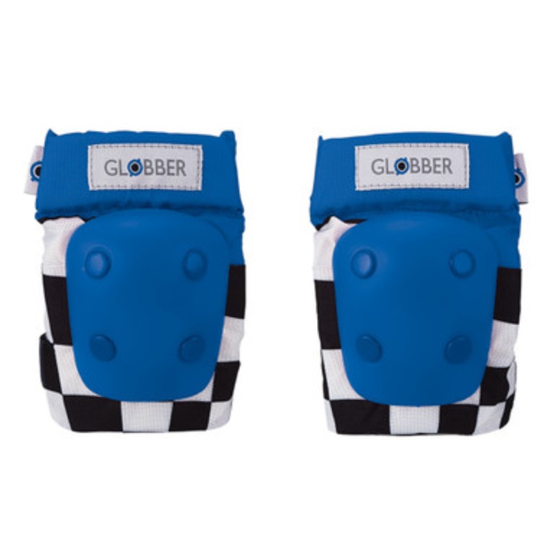 Globber – Toddler Protective Pads (XXS) – Navy Blue/Racing