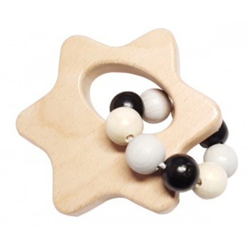Hess-Spielzeug – Rattle Natural Star Black